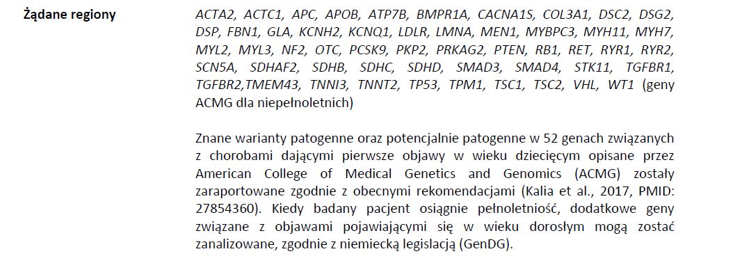 badanie wes premium wynik