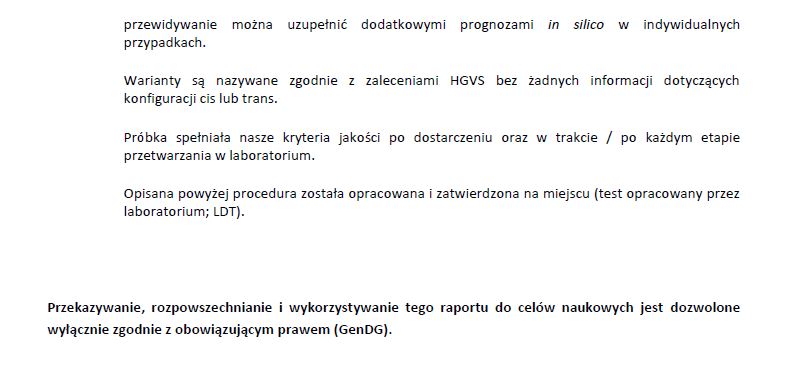 wynik badania wes premium