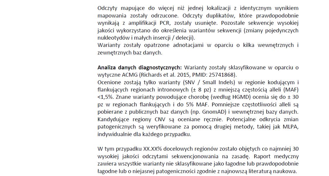 badanie wes premium wynik